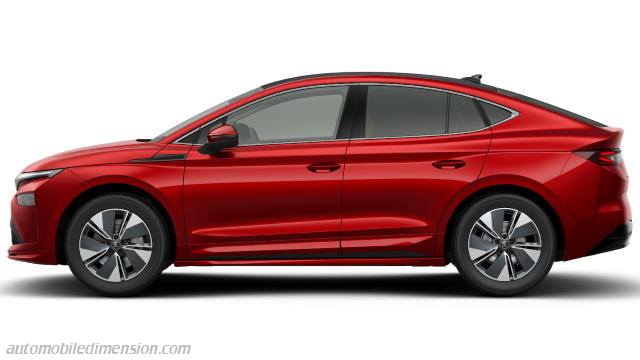 Exterior detail of the Skoda Enyaq Coupé