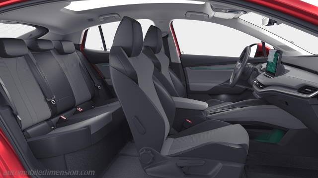 Interior detail of the Skoda Enyaq Coupé