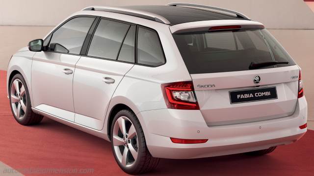 Exterior of the Skoda Fabia Combi