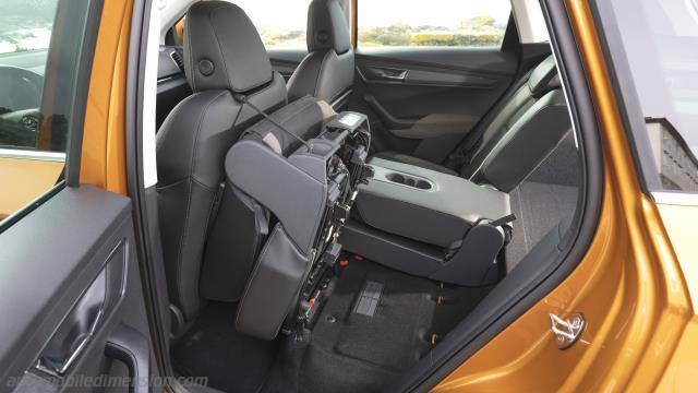 Dettaglio interno della Skoda Karoq