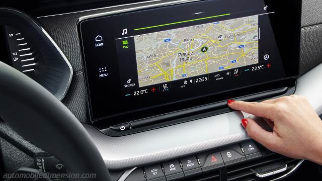 Interior detail of the Skoda Octavia Combi