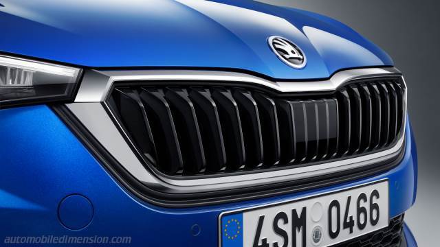 Dettaglio esterno della Skoda Scala