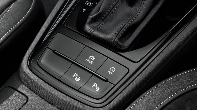 Dettaglio interno della Skoda Scala
