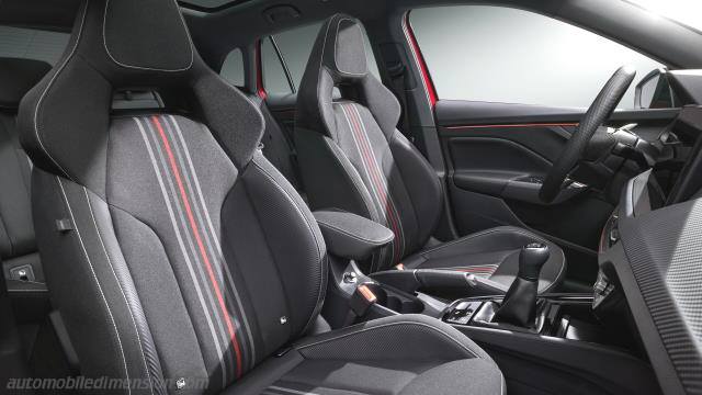 Interior detail of the Skoda Scala