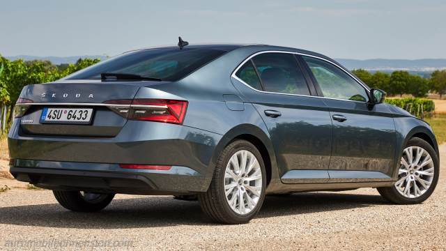 Exterior of the Skoda Superb