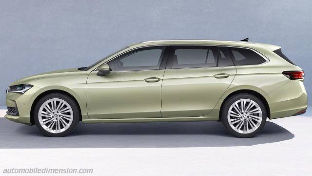 Dettaglio esterno della Skoda Superb Combi