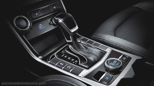 Dettaglio interno della SsangYong Korando