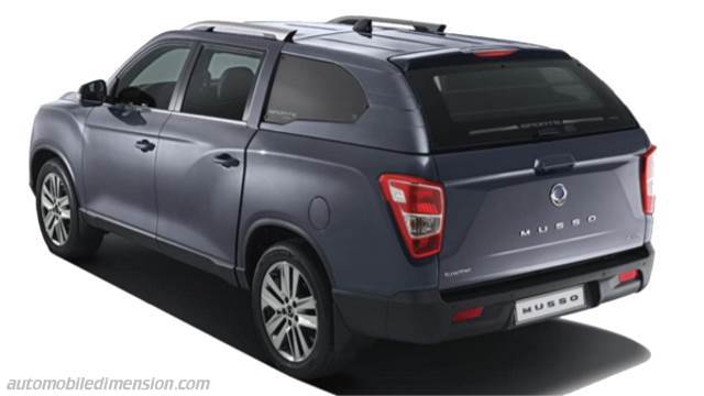 Exterior detail of the SsangYong Musso