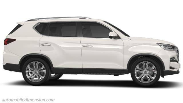 Dettaglio esterno della SsangYong Rexton