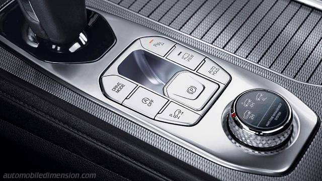 Interieur detail van de SsangYong Rexton