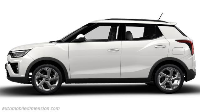 Exterieurdetail des SsangYong Tivoli