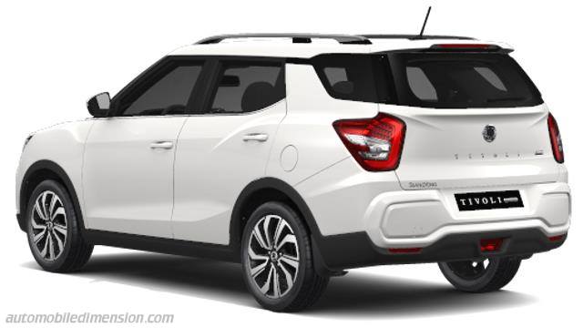 Exterieur van de SsangYong Tivoli Grand