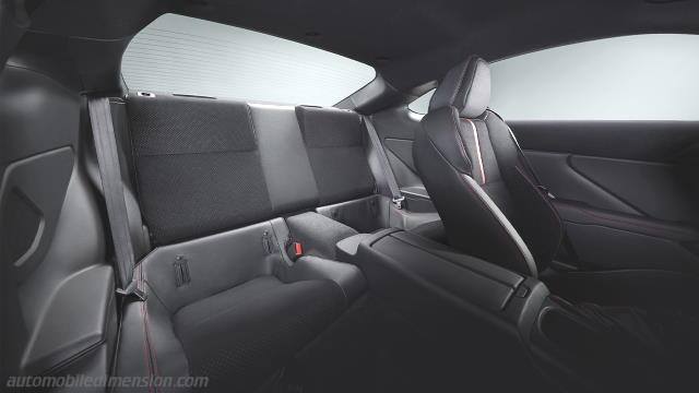 Interior detail of the Subaru BRZ