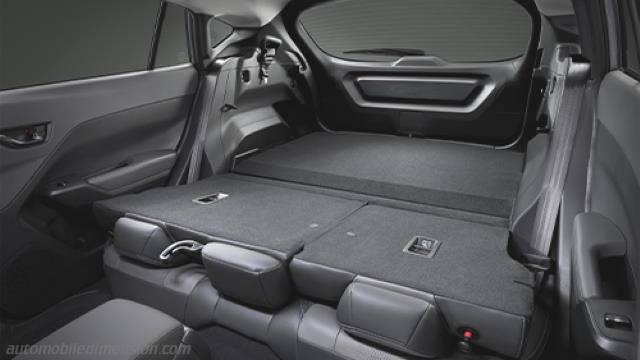 Dettaglio interno della Subaru Crosstrek