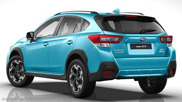 Exterior of the Subaru XV