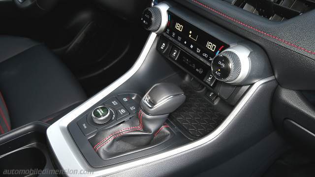 Interior detail of the Suzuki Across