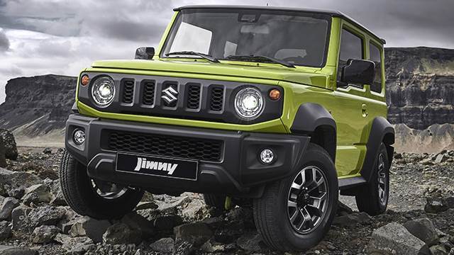 Exterieur van de Suzuki Jimny