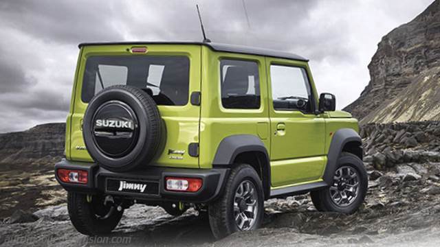 Dettaglio esterno della Suzuki Jimny