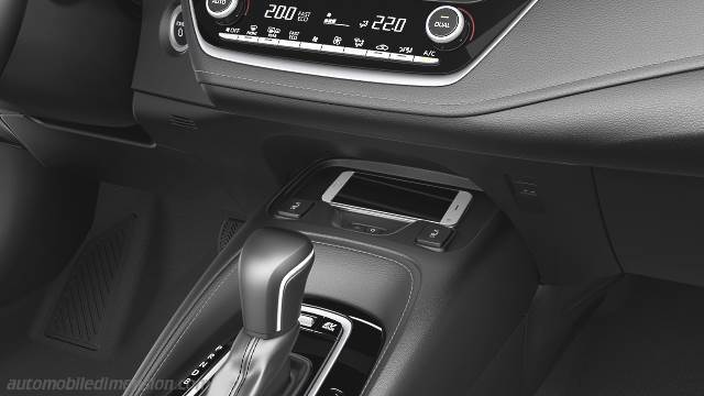 Interieurdetail des Suzuki Swace