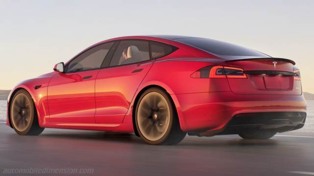 Exterieur van de Tesla Model S
