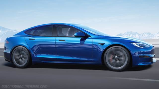 Exterieur detail van de Tesla Model S