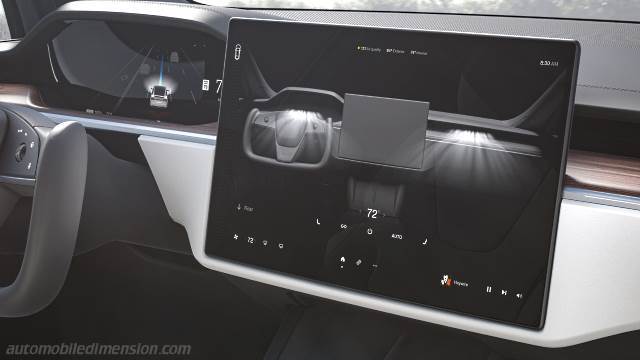 Dettaglio esterno della Tesla Model X