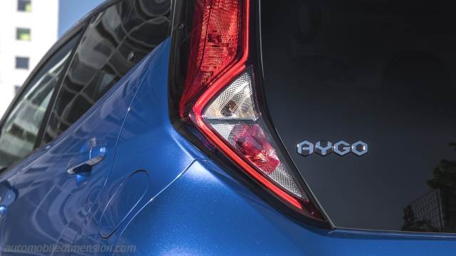 Dettaglio esterno della Toyota Aygo