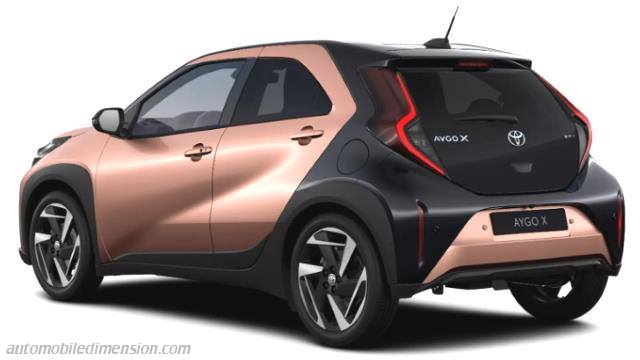Exterior of the Toyota Aygo X Cross