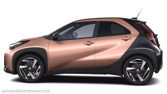 Exterior detail of the Toyota Aygo X Cross