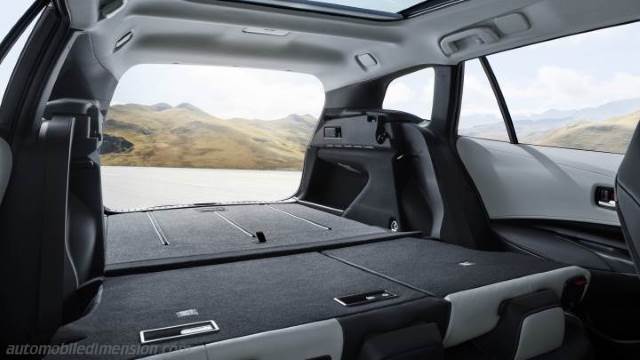 Interior detail of the Toyota Corolla Touring Sports