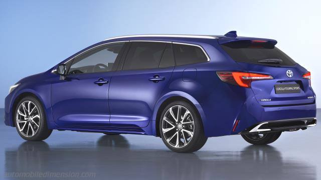 Exterieur des Toyota Corolla Touring Sports