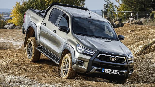 Dettaglio esterno della Toyota Hilux