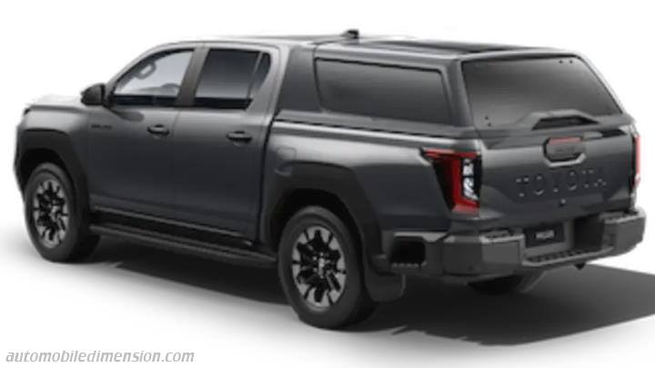 Détail intérieur de la Toyota Hilux
