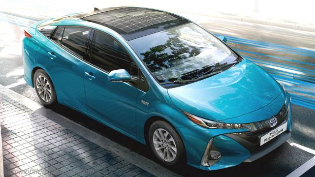 Exteriör av Toyota Prius Plug-in Hybrid