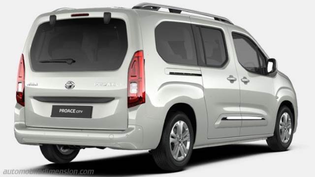 Exterior of the Toyota Proace City Verso Long