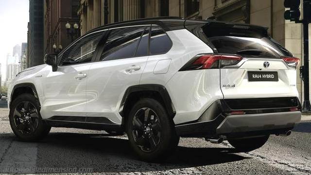 Dettaglio esterno della Toyota RAV4