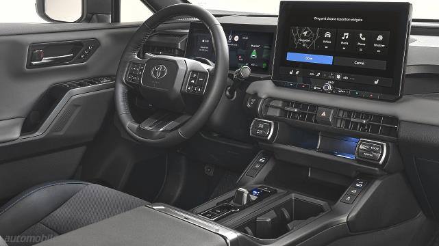 Détail intérieur de la Toyota RAV4