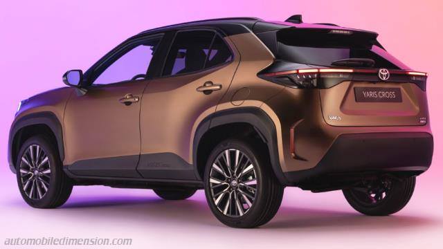 Exterior of the Toyota Yaris Cross