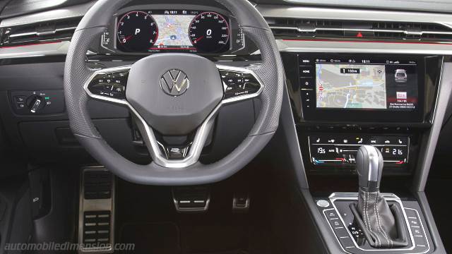 Dettaglio interno della Volkswagen Arteon