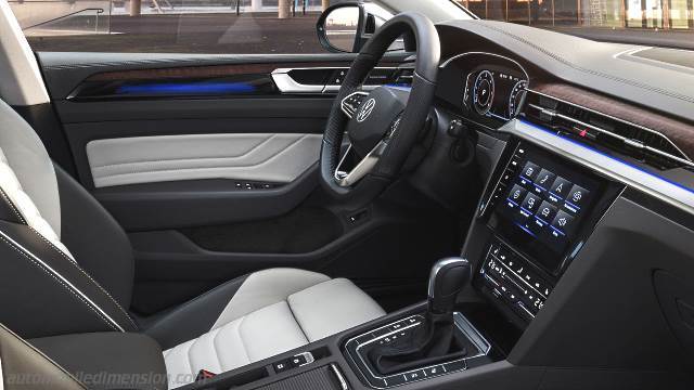 Interieur detail van de Volkswagen Arteon Shooting Brake