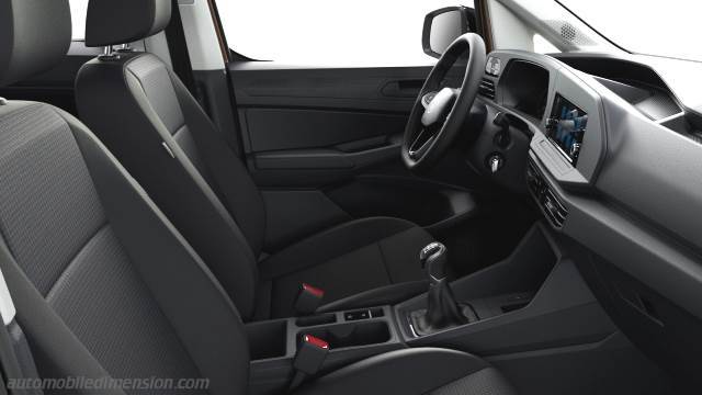 Interior detail of the Volkswagen Caddy