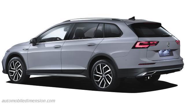 Esterno della Volkswagen Golf Alltrack