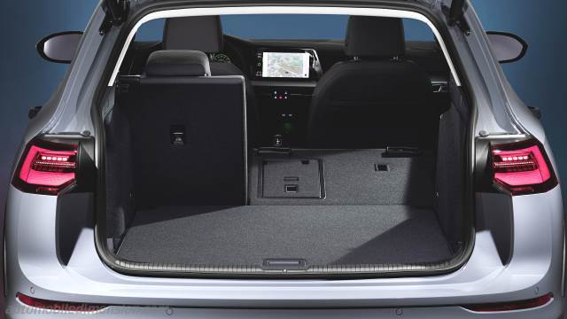 Interieur detail van de Volkswagen Golf Alltrack