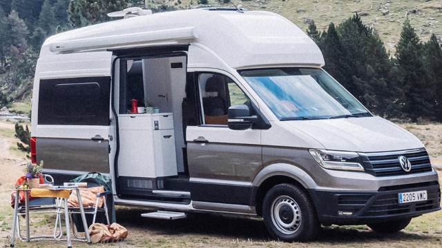 Détail intérieur de la Volkswagen Grand California 600