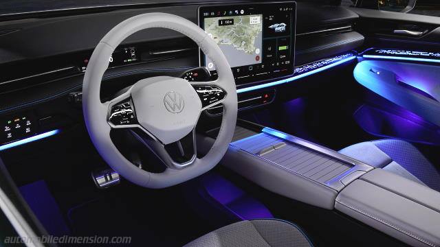 Interior detail of the Volkswagen ID.7