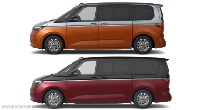 Dettaglio esterno della Volkswagen Multivan ct