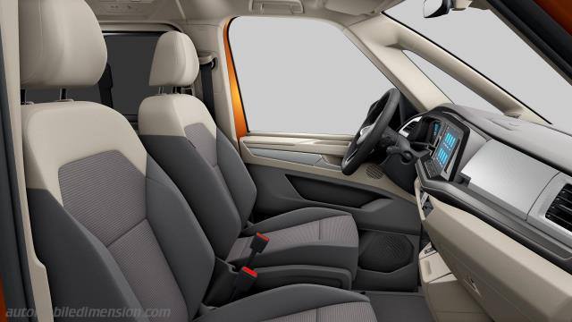 Interior detail of the Volkswagen Multivan ct