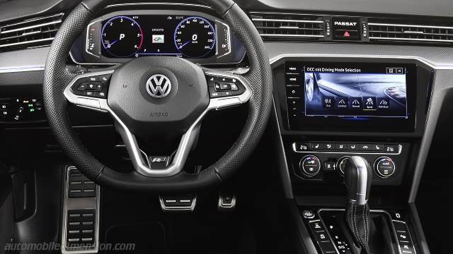 Interieur detail van de Volkswagen Passat
