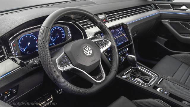 textuur spreiding speler Volkswagen Passat Variant afmetingen en bagageruimte: hybride en thermisch