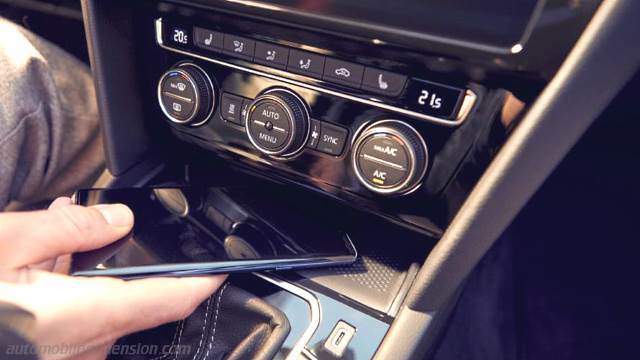 Interieur detail van de Volkswagen Passat Variant